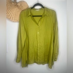 Eileen Fisher Organic linen button up
